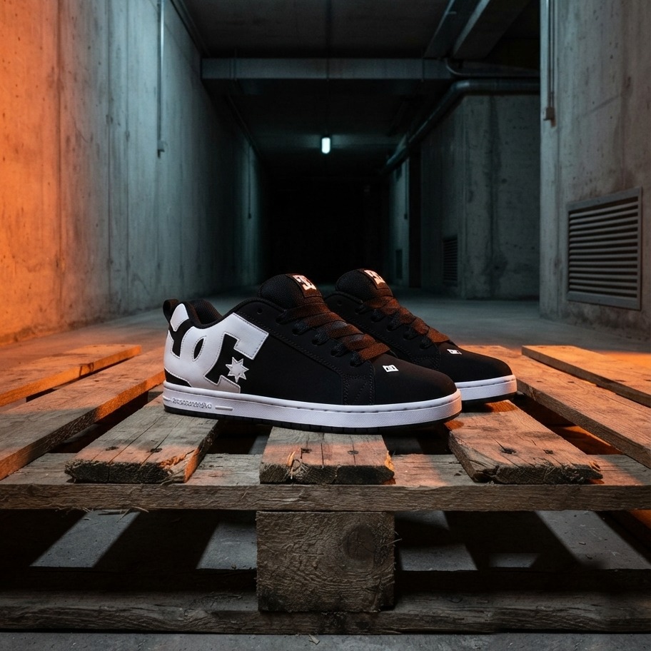 DC Shoes Skate Premium Negras - Zapatillas